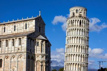 Leaning tower in Pisa, Tuscany, Italy