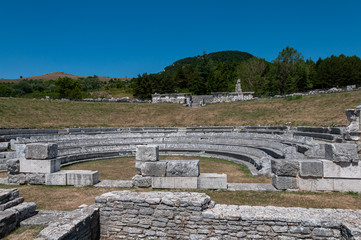 The Italico Sanctuary of Pietrabbondante. Is the most important architectural testimony of the...