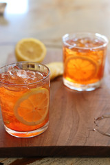 lemon cocktail summer drink