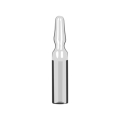 glass ampoule vector illustration isolated 