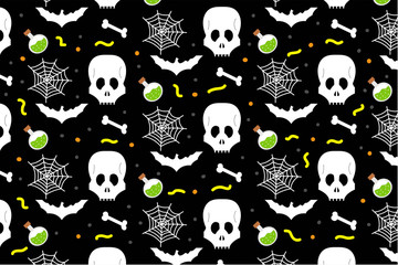 Halloween decoration bundle collection. Royalty-free stock vector ID: 1133066738  Vector set of Halloween party invitations or greeting cards , banner, flyer, sale and pattern background