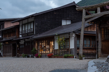 中山道の奈良井宿