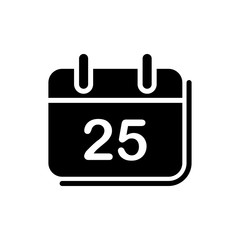 icon calendar 25