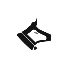 cow head icon. Element of farm for mobile concept and web apps. Icon for website design and development, app development. Premium icon