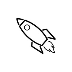 rocket start up icon