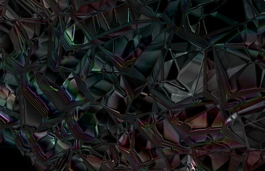 dark abstract crystal