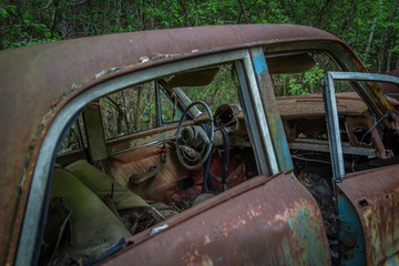 Autofriedhof in Schweden