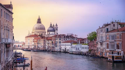 Foto op Plexiglas vroege ochtend aan het grote kanaal, Venetië © frank peters