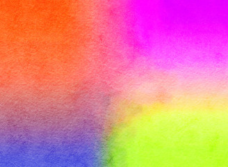 sweet vivid rainbow digital illustration with watercolor texture  background