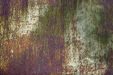 Old rusted metal texture. The surface of rough iron wall. Perfect for background and grunge design.