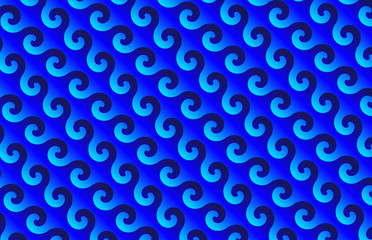 Fototapeta na wymiar artistic colored decorative waves pattern 