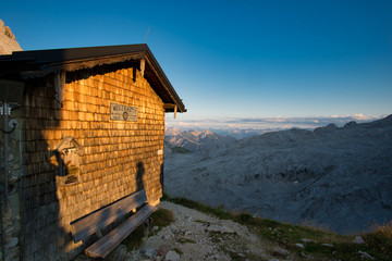 Blick nach Österreich auf der Meilerhütte