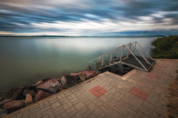 Lake Balaton - the hungarian sea in autumn