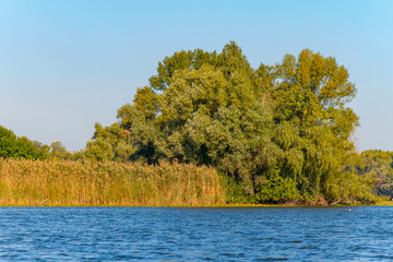 Dnieper floods on the Dnieper River