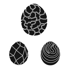 Vector illustration of fantastic and cute symbol. Set of fantastic and magic vector icon for stock.