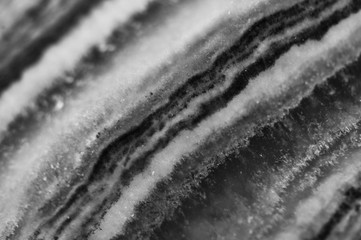 Abstract black and white background  from natural crystal structure.