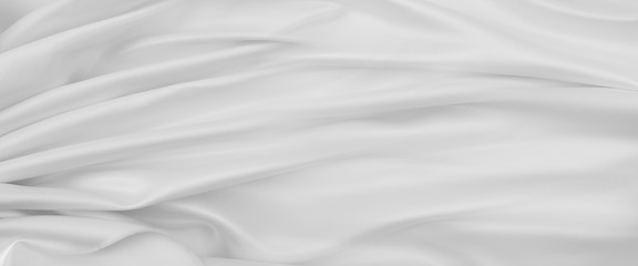 Fototapeta premium White silk fabric lines