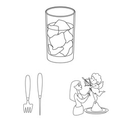 Vector design of clean and wet icon. Collection of clean and purity vector icon for stock.