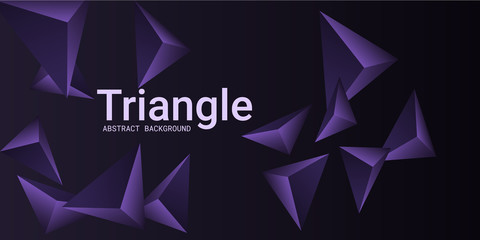 Abstract composition of  triangle.