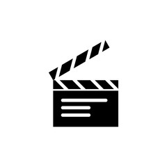 clapperboard icon trendy