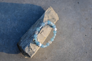 Natural stone bracelet,hand made jewerly