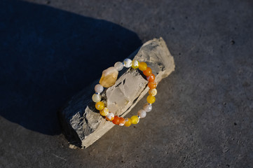 Natural stone bracelet,hand made jewerly