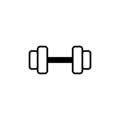 Dumbbell icon. Fitness sport symbol
