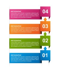 Abstract options infographics template. Infographics for business presentations or information banner.