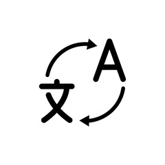 translator icon trendy