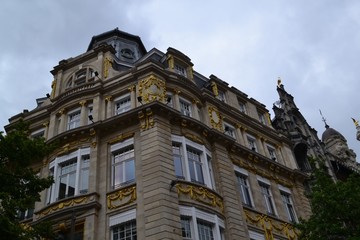 Fototapeta na wymiar Old Flemish architecture from Antwerp, Belgium
