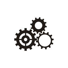 Industrial Gears Cog Wheel Machine logo design