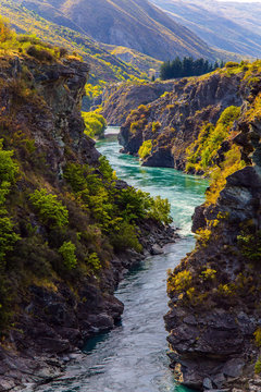Gorge and river Kawarau
