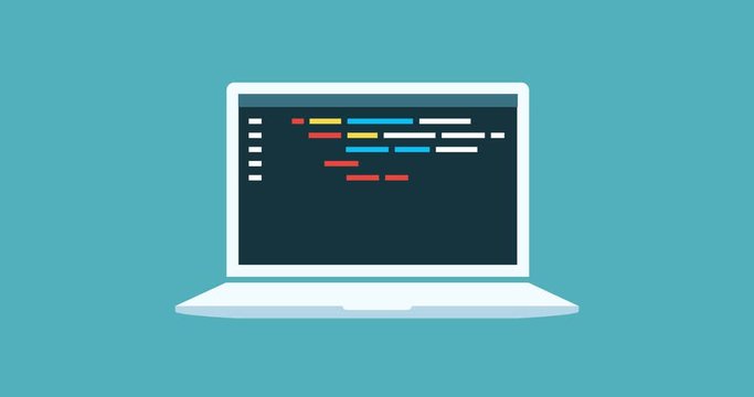 Software development on a laptop