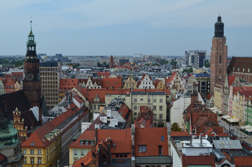 Centrum Wrocławia latem/Wroclaw downtown in summer, Lower Silesia, Poland © Pictofotius