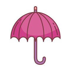 umbrella hello autumn design icon