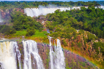 Complex of waterfalls Iguazu
