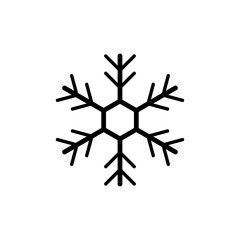 snowflake icon trendy