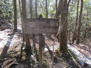 Trail Sign in The smokies