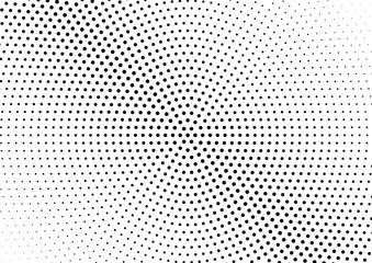 Abstract halftone dotted background. Monochrome pattern with dot and circles.  Vector modern futuristic texture for posters, sites, business cards, cover postcards, interior design, labels, stickers.