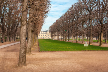 Luxembourg Palace in Jardin du Luxembourg, Paris.