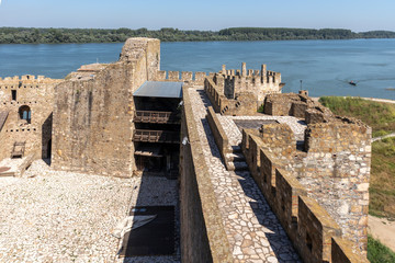 Fototapeta premium Ruins of Fortressr in town of Smederevo, Serbia