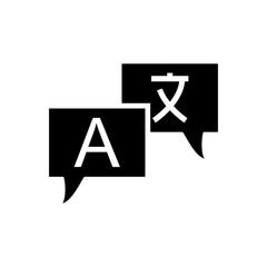 translator icon trendy