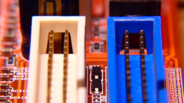 Different components of a computer