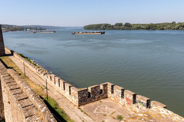 Obraz premium Ruins of Fortressr in town of Smederevo, Serbia