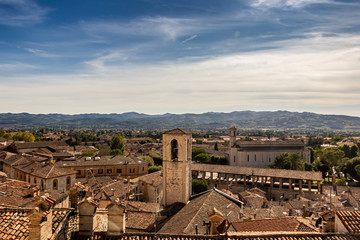 Fototapeta premium Veduta di Gubbio