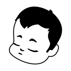 Isolated newborn baby vector design