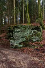 Rock formations in Devil's Canyon,