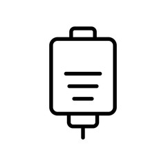 Infuse blood bag icon vector design template