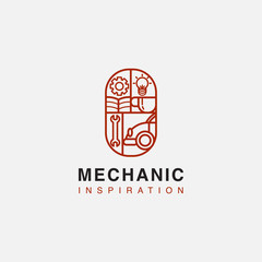 icon logo of garage to get inspiration