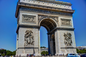 Obraz premium L'Arc de Triomphe in Paris France
